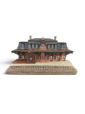 Danbury Mint The Bethlehem Railroad Station 1993 Sculpture